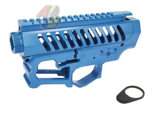 [APS-EMG-F1006BL] APS EMG F1 BDR-15-3G Full CNC Metal Receiver Set (Blue)