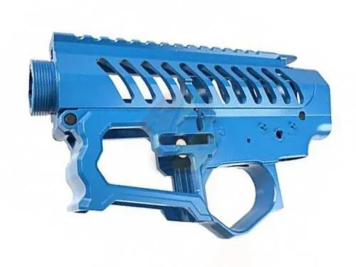 [APS-EMG-F1006BL] APS EMG F1 BDR-15-3G Full CNC Metal Receiver Set (Blue)