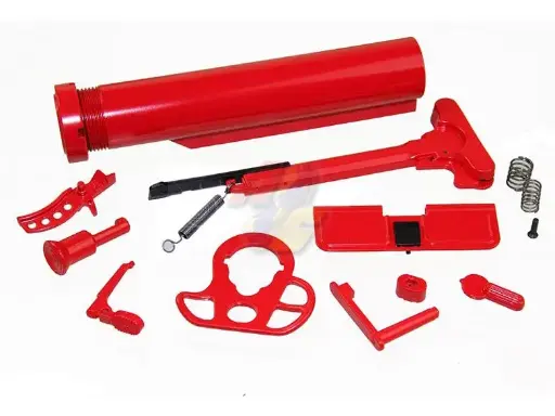 [CYMA-M210RD] CYMA Color-Coordinated Accessory Kit for M4/ M16 Series AEG (Red)