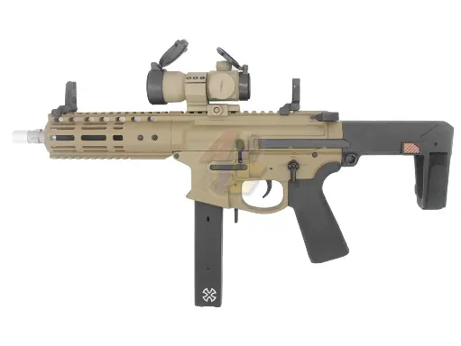 [AG-CAEG-9D] AG Custom EMG Noveske Space Invader Airsoft PCC AEG with M3 Dot Sight ( Dark Earth )