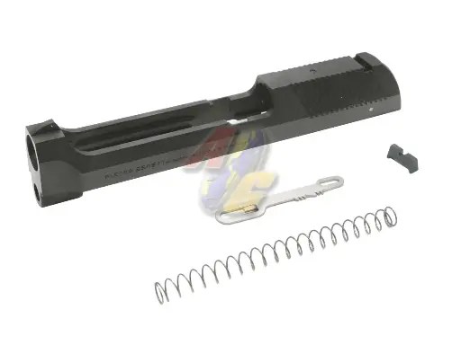 [RBH-M93R-800-01-BK-ST] RobinHood Steel Slide with 3rds Burst Part for KSC M93R GBB (System 7) (No Barrel)