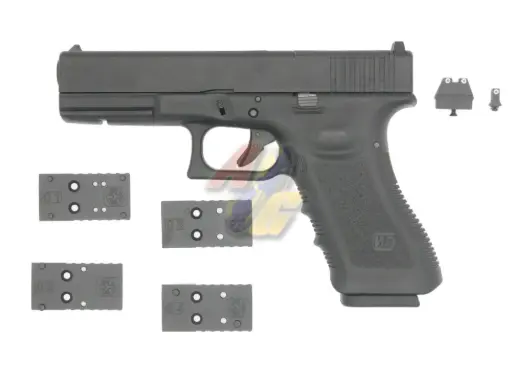 [WE-GP-0867] WE G17 MOS GBB ( BK, Metal Slide )