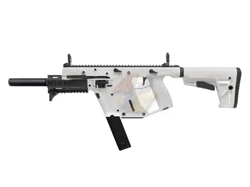 [KT-AEG-VSMGLT-AP03] KRYTAC KRISS Vector AEG SMG Rifle with Mock Suppressor (Alpine White/ Limited Edition)