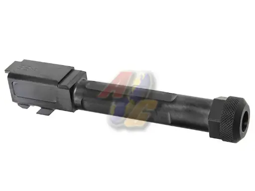 [GM-GM0416] GunsModify S Style Steel Threaded Barrel Set For Tokyo Marui G19 GBB ( Black )