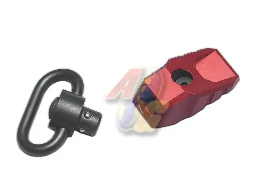 [GP-ACC-MLK021RD-AG] G&P M-Lok/ KeyMod Adjustable QD Sling Swivel (Red)