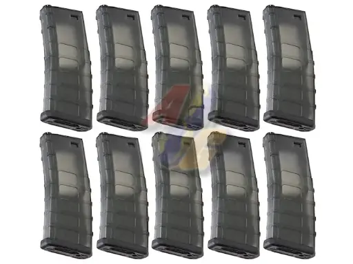 [GP-MAG-016-P-AG] G&P GMAG 340rds Hi-Cap Magazine for Tokyo Marui M4/ M16 Series AEG (10pcs/ Transparent)