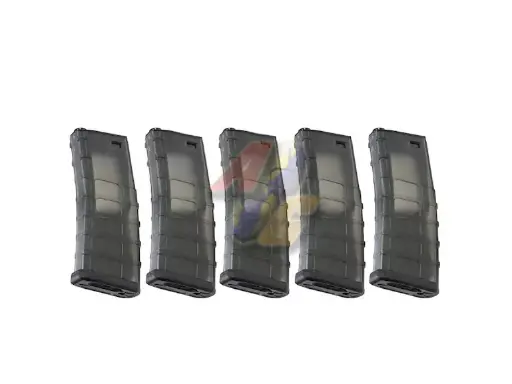 [GP-MAG-016-AG] G&P GMAG 340rds Hi-Cap Magazine for Tokyo Marui M4/ M16 Series AEG (5pcs/ Transparent)
