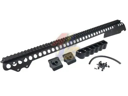 [CYMA-T79] CYMA Aluminum Rail for M870 Shotgun with Shell Carrier