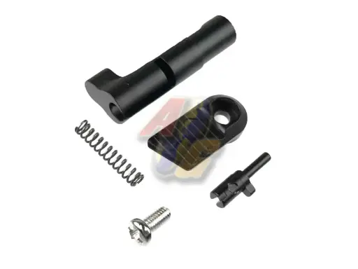 [AIP-51-71] AIP Ver.2 Magazine Catch Set for Tokyo Marui Hi-Capa Series GBB (Black) (Ruled)