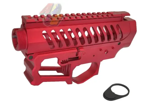 [APS-EMG-F1006R] APS EMG F1 BDR-15-3G Full CNC Metal Receiver Set (Red)
