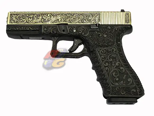 [WE-GP-0839-AG] WE G17 Floral GBB ( BK/ Metal Slide )