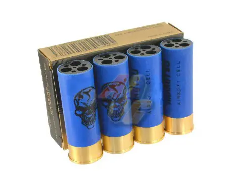 [APS-CAM142] APS CAM MKII Quick Load Shell Pack for APS CAM870 MKII Series Co2 Shotgun (Blue, 4pcs)