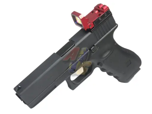 [AG-CGP-G17FDR] AG Custom WE G17 GBB with AG-K FlipDot Folding Red Dot Sight ( Red )
