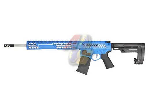 [APS-AEG-BDR-BLS-2] EMG F1 AEG (Blue/ Blue Switch/ RS-2 Stock) (by APS)
