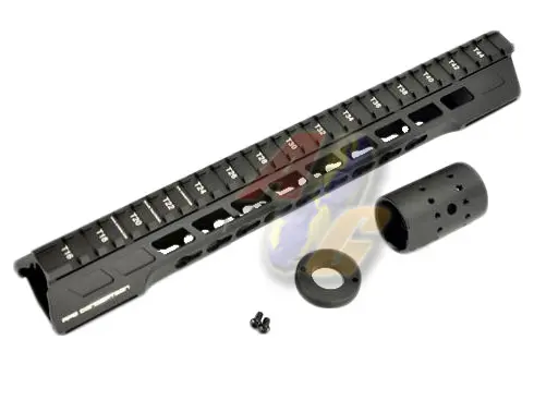 [APS-EE073] APS Quantum Mechanics STRIKER  Tactical Handguard (12.5 Inch) (Black)