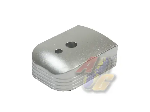 [KF-KF51-003S] KF Aluminum Magazine Base for Tokyo Marui Hi-Capa Series GBB (Silver) (Type I)