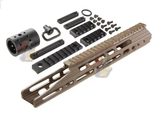 [APS-EE042DE] APS 13 inch CNC Guardian Rail Handguard Set (Dark Earth)