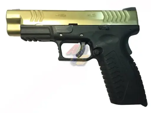 [WE-GP-0776] WE XDM .40 GBB ( Gold, Metal Slide, BK Frame )