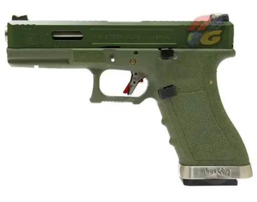 [WE-GP-0720] WE G17 T12 GBB ( OD Slide, SV Barrel, OD Frame )