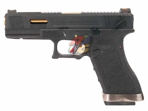 [WE-GP-0592] WE G18C T1 GBB ( BK Slide, GD Barrel, BK Frame )