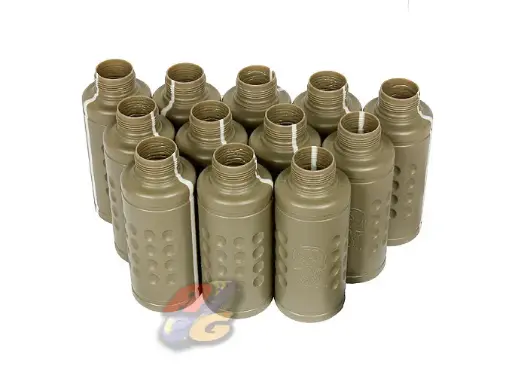 [HAK-TBS05] HAKKOTSU Thunder B Shell for Co2 Sound Effect Grenade (12Pcs, DE Thunder Blank)