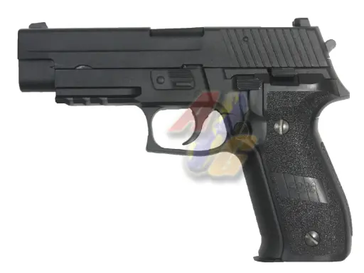 [WE-GP-0429] WE F 226 MK25 Railed GBB Pistol (No Marking, BK, Full Metal)