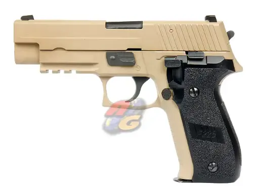 [WE-GP-0427] WE F 226 MK25 Railed GBB Pistol (No Marking, DE, Full Metal)