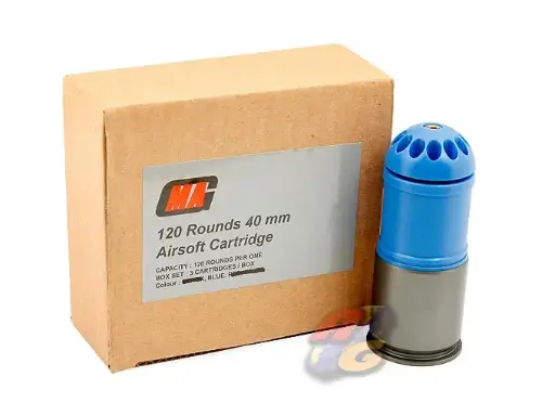 [MAG-G001A] MAG 120 Rounds 40mm Cartridge (3 Pcs Box Set) (Blue)