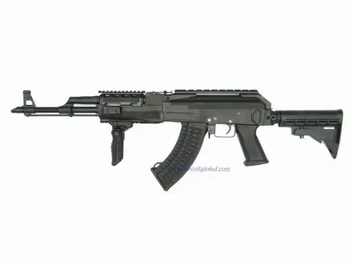 [CYMA-AEG-CM039C] CYMA AK 47 Tactical AEG (Black) (Full Metal)