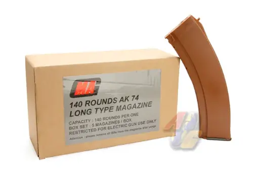 [MAG-009] MAG 140 Rounds Long Magazine for AK Series Box Set (AK74) (Bakelite)