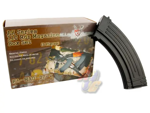 [KA-MAG-07V] King Arms AK 110 Rounds Magazines Box Set (5pcs)