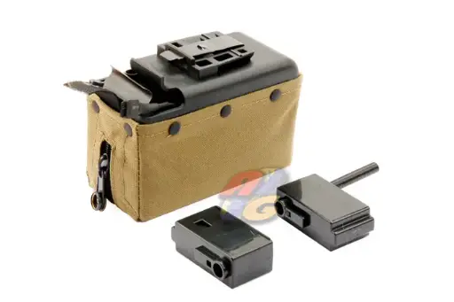 [MAG-D001C] MAG 2500 Rounds M249 Cartridge Pouch-Tan