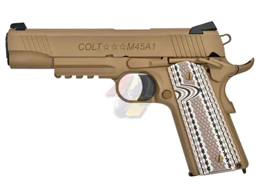 [ARMY-GP-R48-1-M45A1-DE] EMG Cybergun Colt Licensed 1911 M45A1 T8 GBB (by Army Armament) 