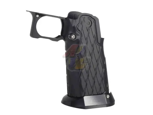 [5KU-GB-616-BK] 5KU CNC Aluminum Grip Type.11 For Tokyo Marui Hi-Capa Series GBB (Black)
