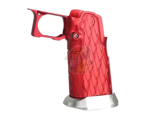 [5KU-GB-616-RD] 5KU CNC Aluminum Grip Type.11 For Tokyo Marui Hi-Capa Series GBB (Red)