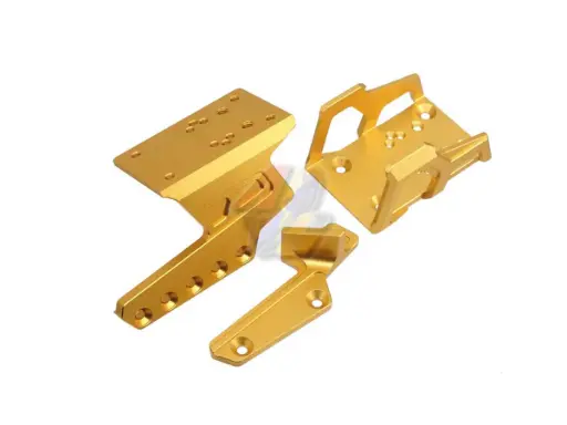 [5KU-GB-623-GD] 5KU Exoskeleton Optic Mount With Thumb Rest For Tokyo Marui Hi-Capa Series GBB (Gold)