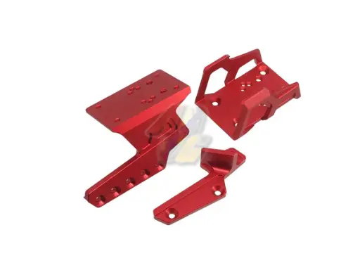 [5KU-GB-623-RD] 5KU Exoskeleton Optic Mount With Thumb Rest For Tokyo Marui Hi-Capa Series GBB (Red)
