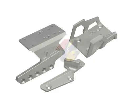 [5KU-GB-623-SV] 5KU Exoskeleton Optic Mount With Thumb Rest For Tokyo Marui Hi-Capa Series GBB (Silver)