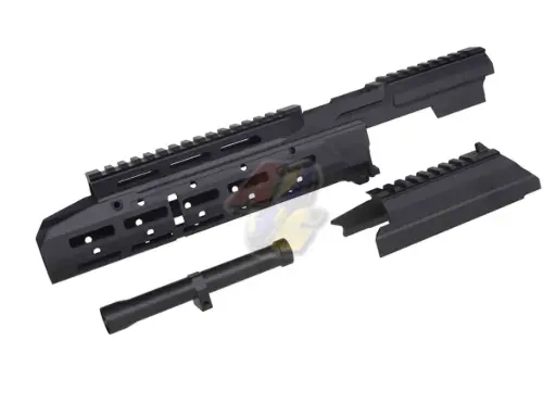 [5KU-GBTMAK013-BK] 5KU Chassis Mk3 Monolithic M-Lok Handguard For Tokyo Marui AKM GBB (Black)