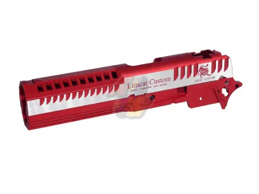 [5KU-GB-601-RD2] 5KU CNC Aluminum 5 Inch LimCat Custom Kit 2 For Tokyo Marui Hi-Capa Series GBB (Red) 