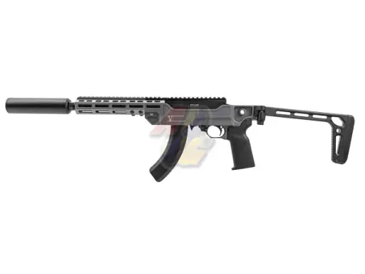 [SEAL-GBB-H-04A-GY] SEAL Airsoft KC02 Ruger 10/ 22 VENDETTA Style Folding Stock GBB with Suppressor (Gray)
