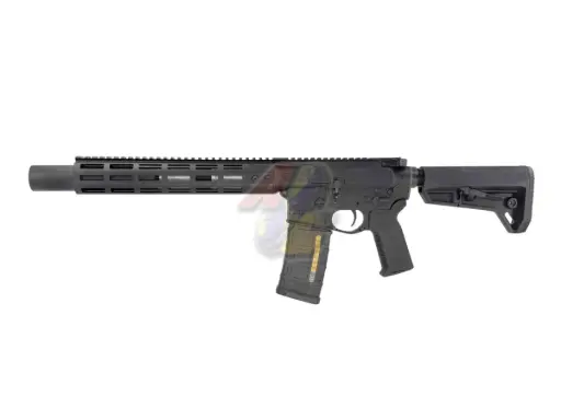[DE-GBB-NOVESKE-N4-NSRSD-BK] EMG Noveske N4 NSR-SD MWS GBB Rifle with Eshooter Flare Mono Tracer (Black) (by Double Eagle)