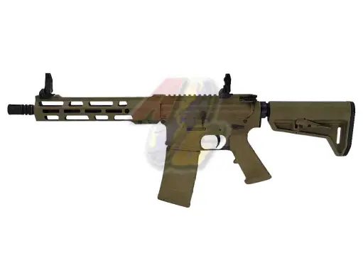[WP-GBB-WE13-3AGM-V2-TAN] WELL Pro WE13-3AGM KC MP Style CQB WPS MWS Ultralight GBB Rifle (DarkEarth)