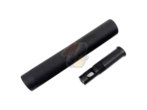 [AA-SIL-23-B-BK] Airsoft Artisan QD Silencer with OTB Flash Hider (Black/ Anodizing)