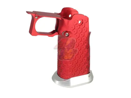 [5KU-GB-620-RD] 5KU CNC Aluminum Grip Type.12 for Tokyo Marui Hi-Capa Series GBB (Red)