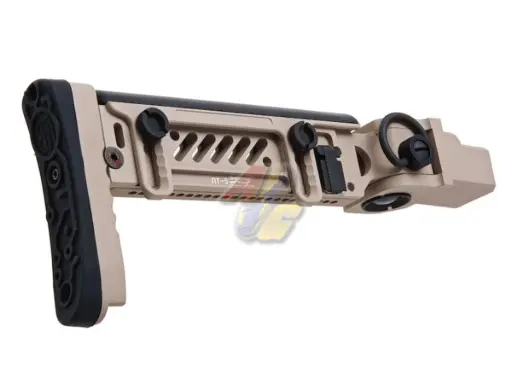 [5KU-GB-172-T] 5KU PT-5 Side Folding Stock for GHK AKM V3 GBB (Tan)
