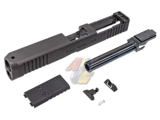 [WII-3520] Wii CNC 6061 Aluminium Slide, Steel Rail and Barrel for Tokyo Marui G17 Gen.5 MOS GBB