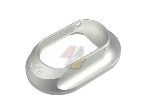 [5KU-GB-596-MSV] 5KU Aluminum XL Infinity Magwell for 5KU Hi-Capa CNC Aluminum Grip (Matt Silver)